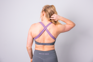 Open image in slideshow, LUXE RX Sports Bra | Ash Grey
